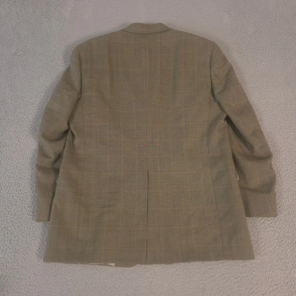 Austin Reed Blazer Men 42R Glen Check Plaid Wool Blend 3-Btn Sport Coat Jacket